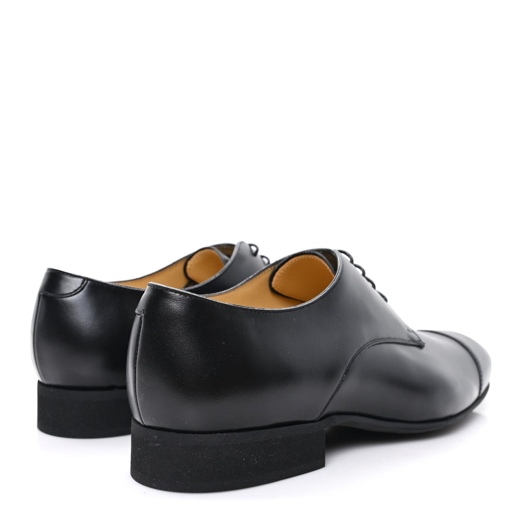 Smooth Calfskin Mens Loafers 43 Black