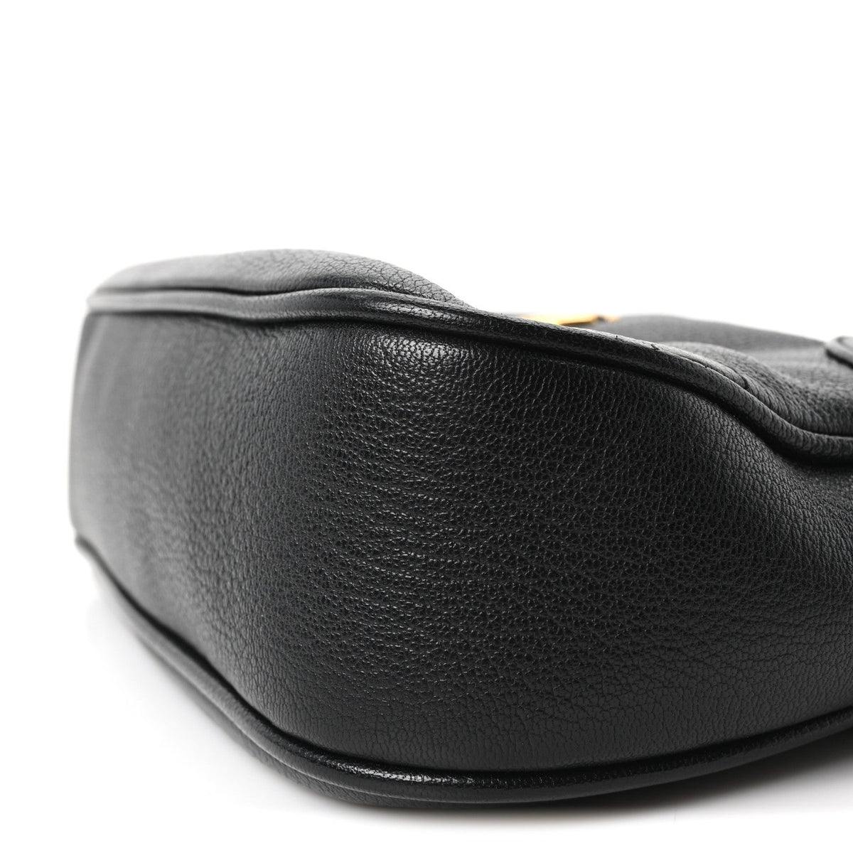 Goatskin Small Aphrodite Shoulder Bag Black