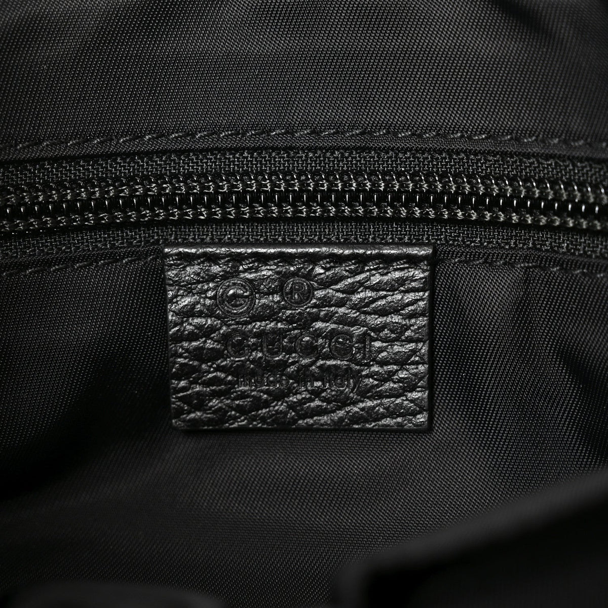 Nylon Monogram Dollar Calfskin Flat Messenger Bag Black