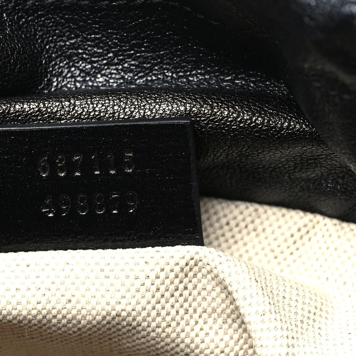 Azalea Sakai Calfskin Small Horsebit 1955 Drawstring Bucket Bag Black