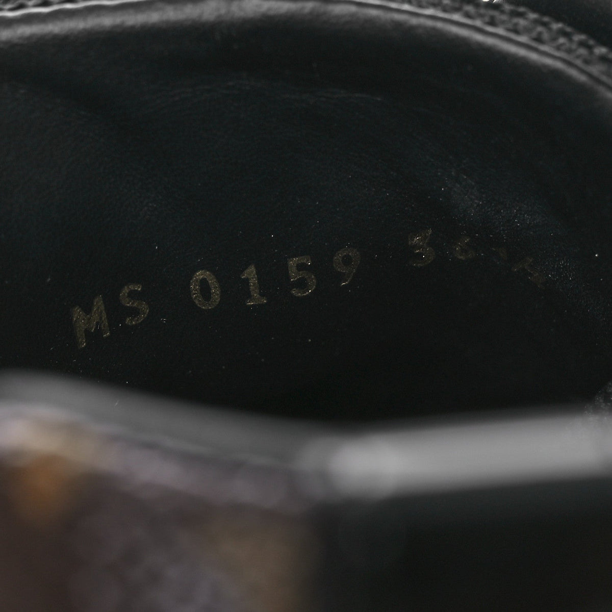 Suede Monogram Run Away Sneakers 36.5 Black