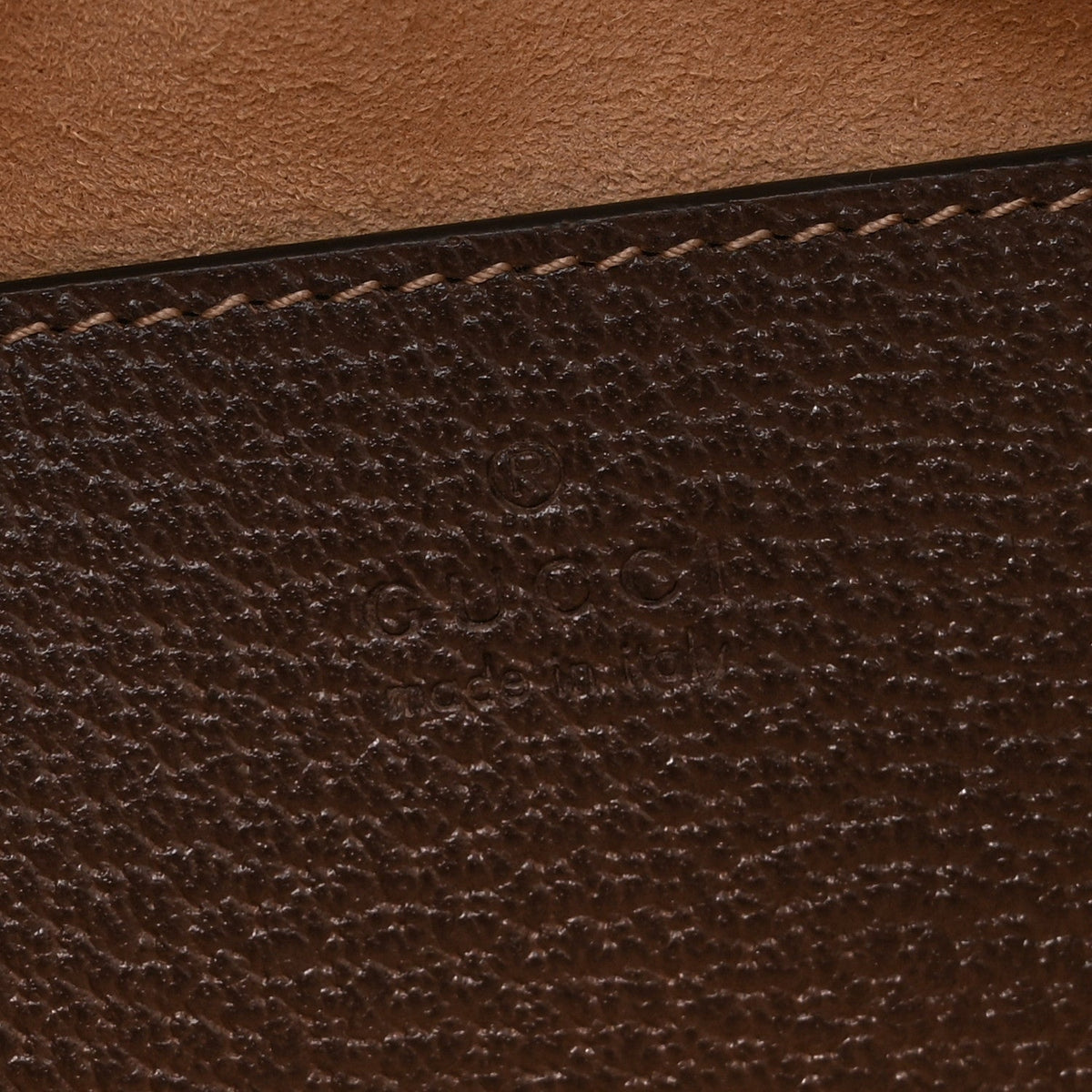GG Supreme Monogram Web Mini Ophidia Shoulder Bag Brown