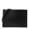Guccissima Signature Messenger Bag Black