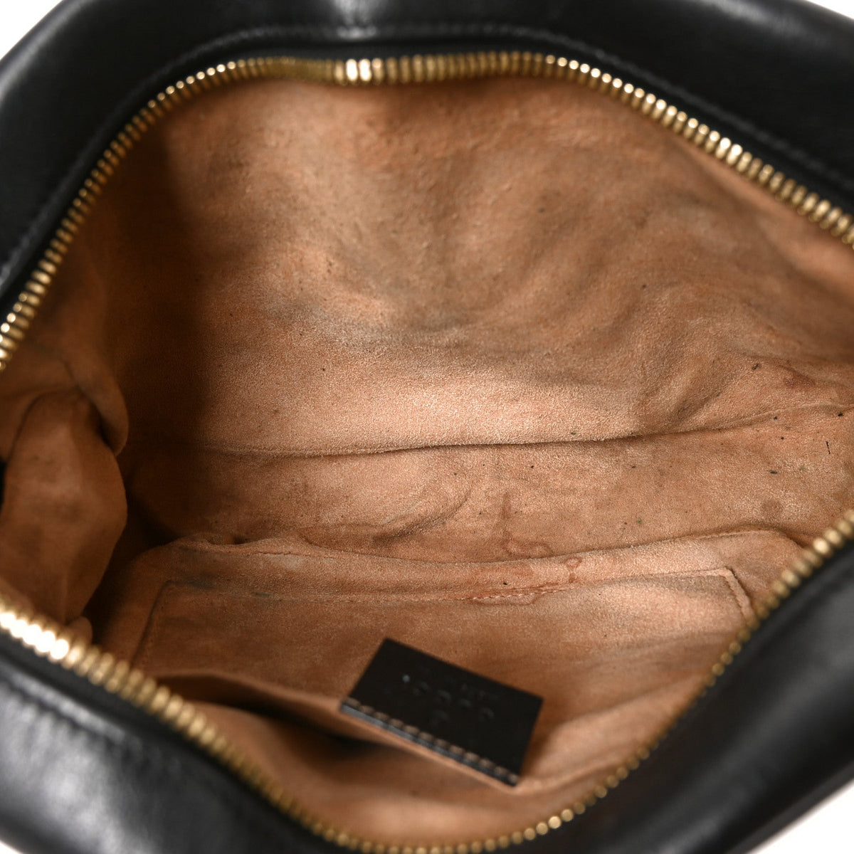 Monogram Matelasse Diagonal Small GG Marmont Chain Shoulder Bag Beige Black