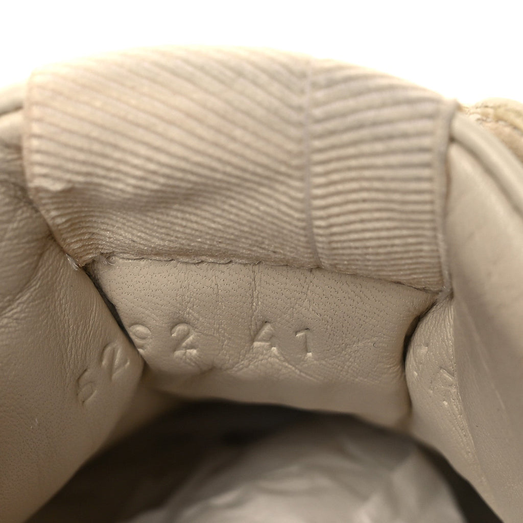 Calfskin Logo Womens Rhyton Sneakers 41 Ivory