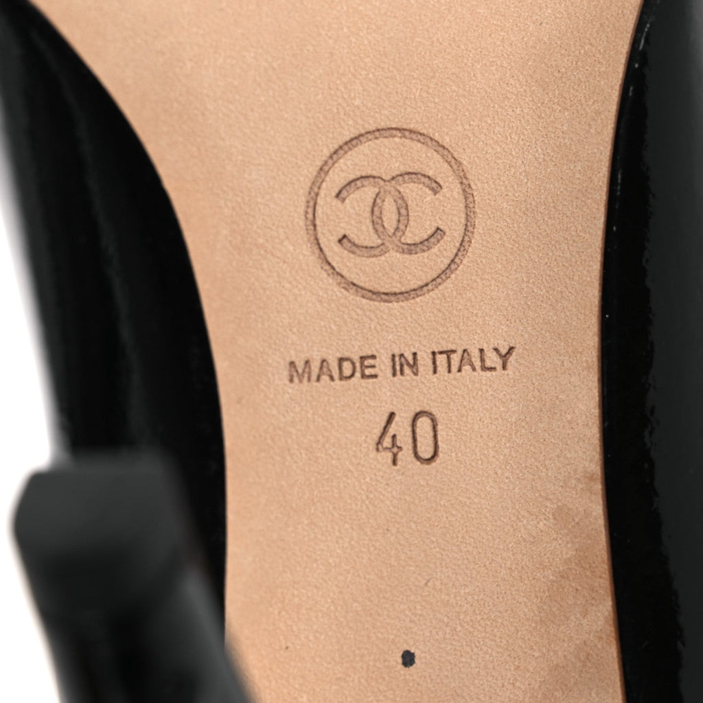 Patent Ombre Pumps 40 Beige Black