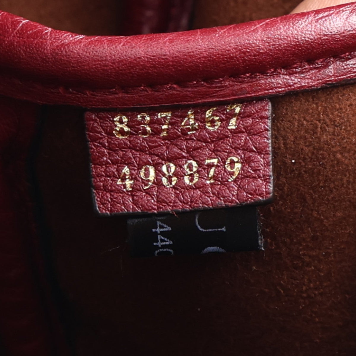 Grained Calfskin Softbit Medium Shoulder Bag Rosso Ancora