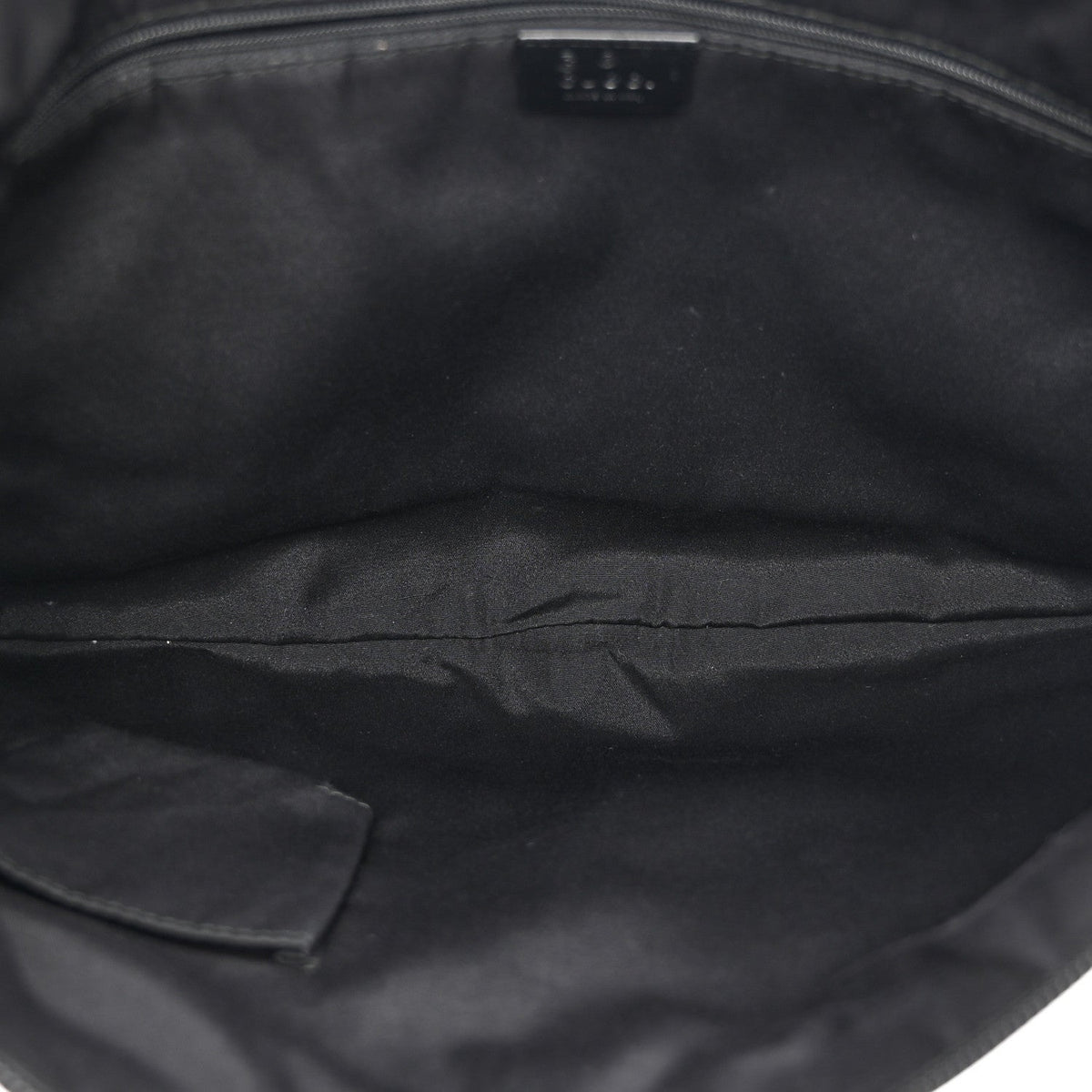 Canvas Large Half Moon Hobo Black