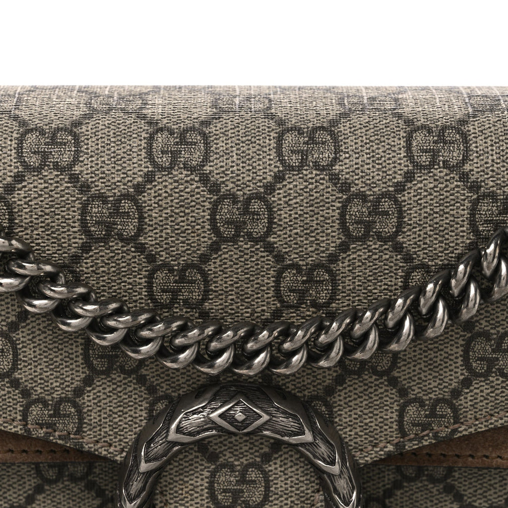GG Supreme Monogram Small Dionysus Shoulder Bag Taupe