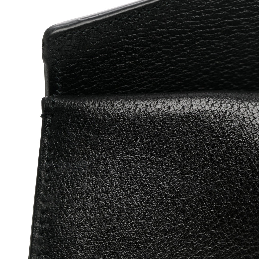 Grained Calfskin Web Crystal Butterfly Stripe Large Totem Top Handle Bag Black