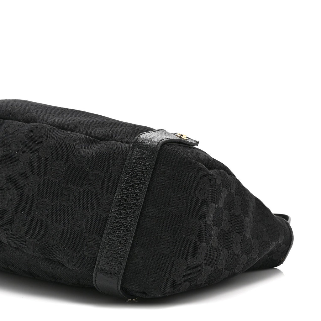 Monogram Medium Abbey Shoulder Bag Black