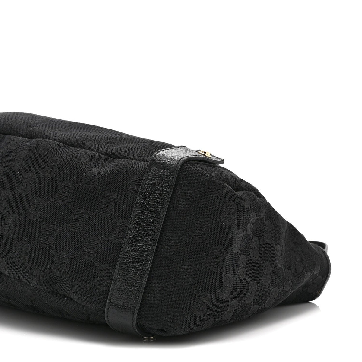 Monogram Medium Abbey Shoulder Bag Black