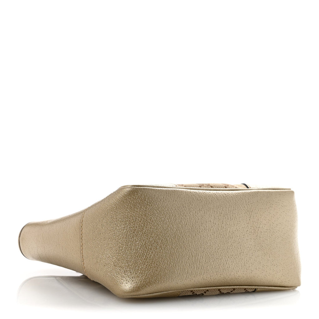 Monogram Mini Bree Tote Golden Beige