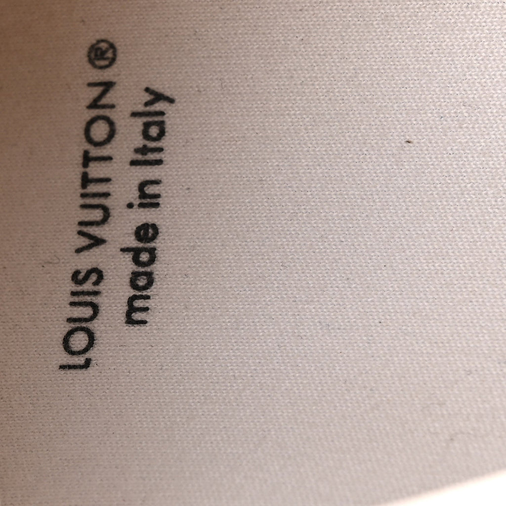 Calfskin Mens LV Trainer Sneakers 9.5 White