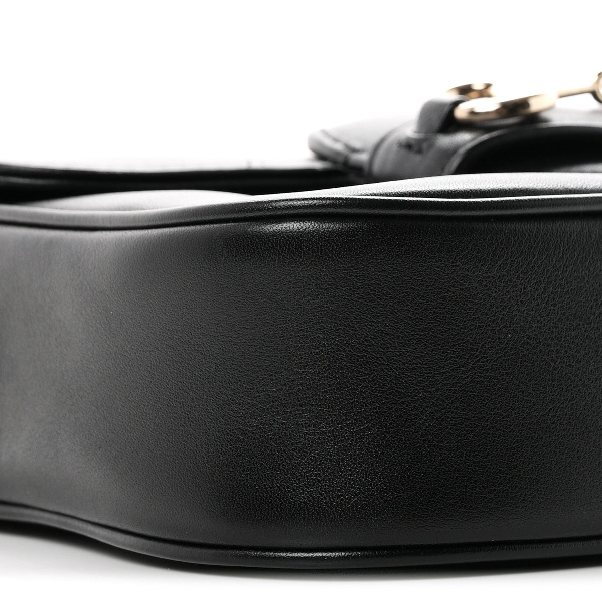 Arabella Calfskin Horsebit 1955 Shoulder Bag Black