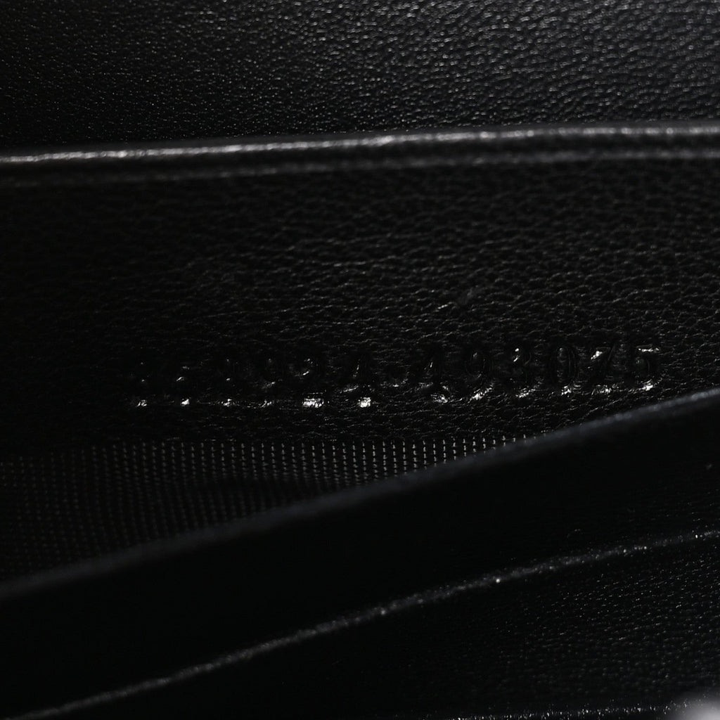 Nappa Matelasse Monochrome GG Marmont Wallet On Chain Black