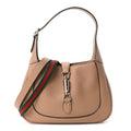 Grand Prix Calfskin Web Medium Jackie 1961 Hobo Natural Tan