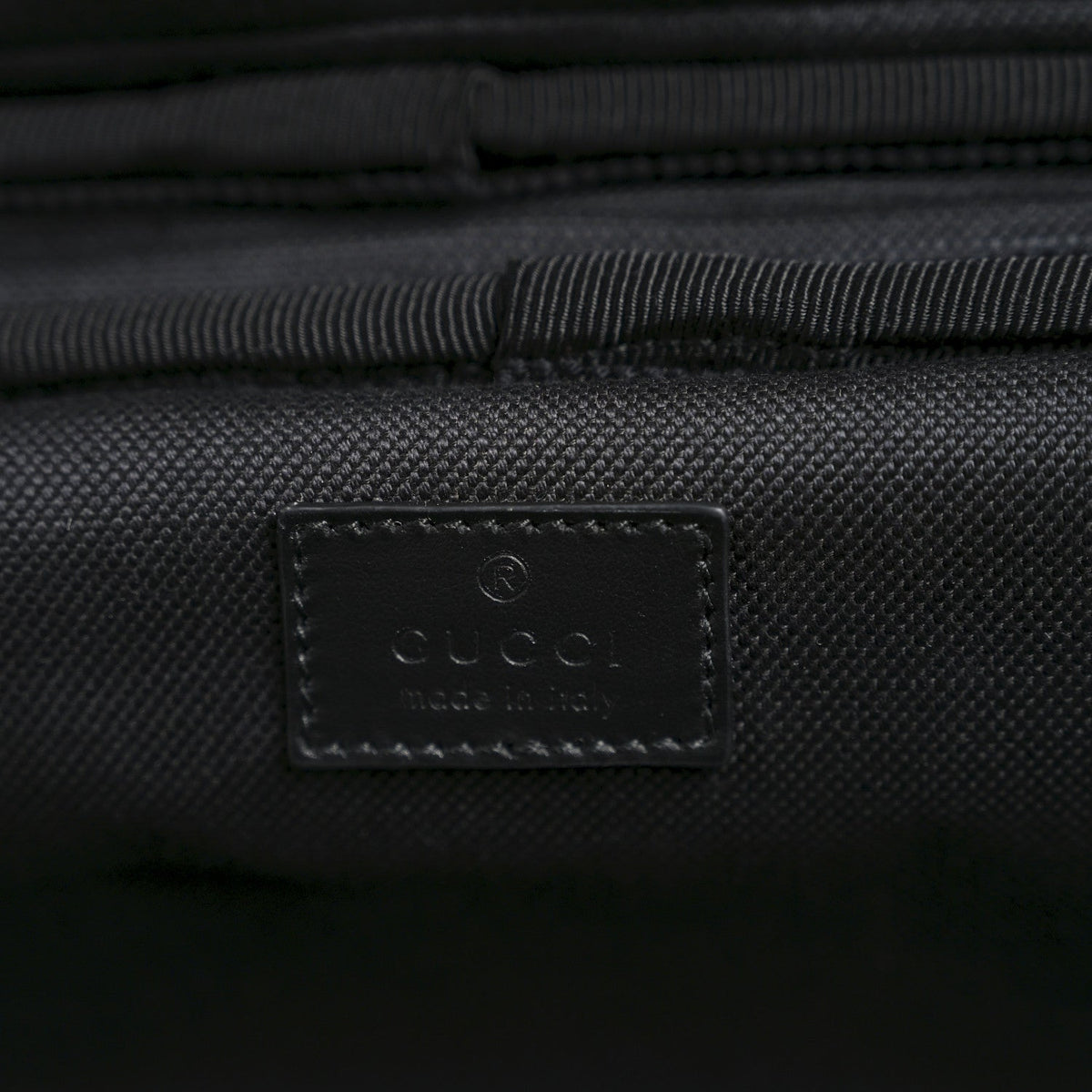 GG Supreme Monogram Calfskin Cabin Trolley Black