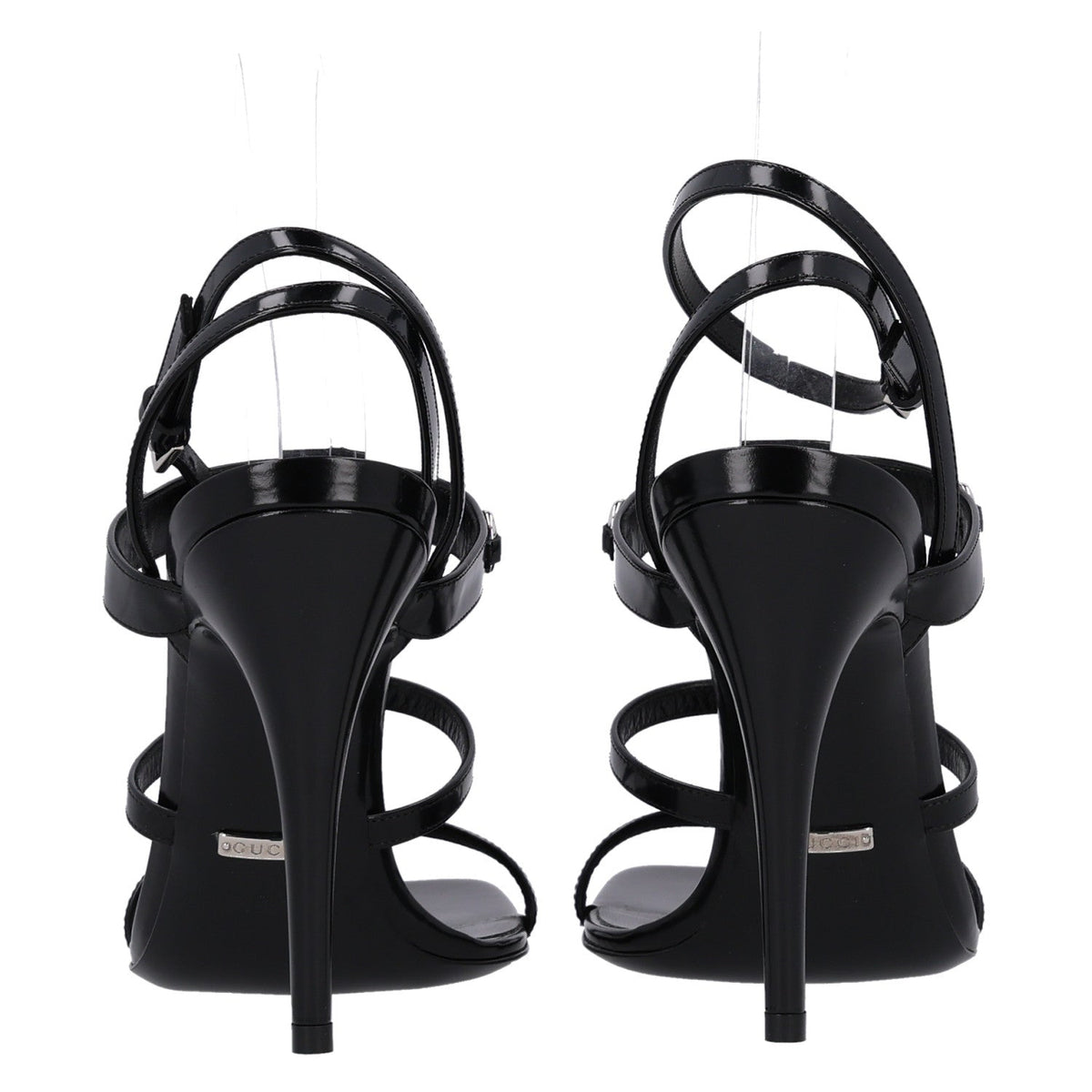 Nappa Regent Strappy Horsebit Sandals 39.5 Black