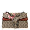 GG Supreme Monogram Blooms Small Dionysus Shoulder Bag Beige Multicolor Dry Rose