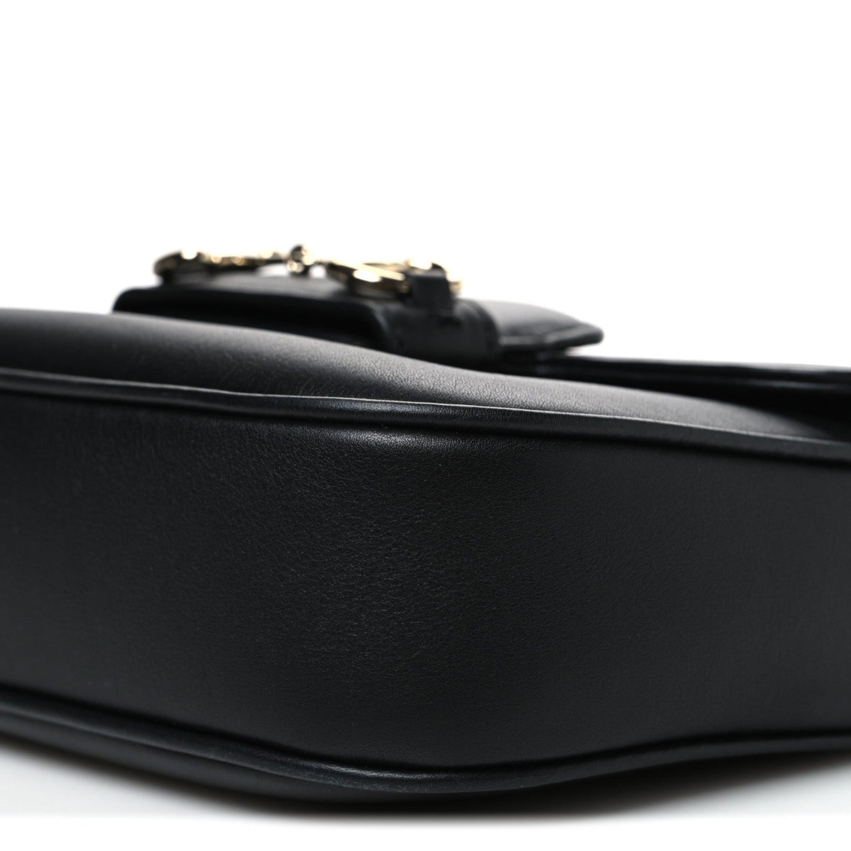 Arabella Calfskin Horsebit 1955 Shoulder Bag Black