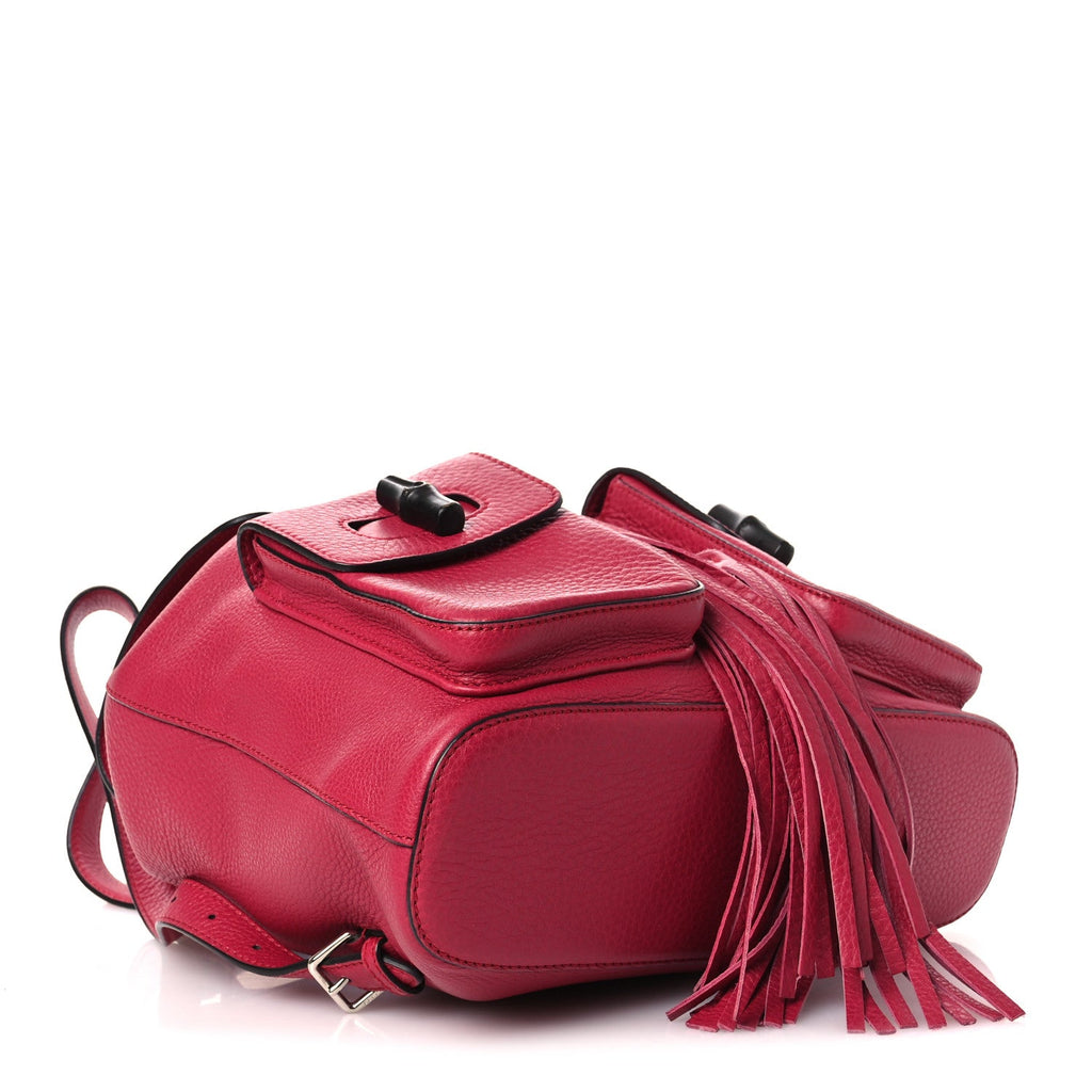 Cellarius Calfskin Medium Bamboo Backpack Petunia