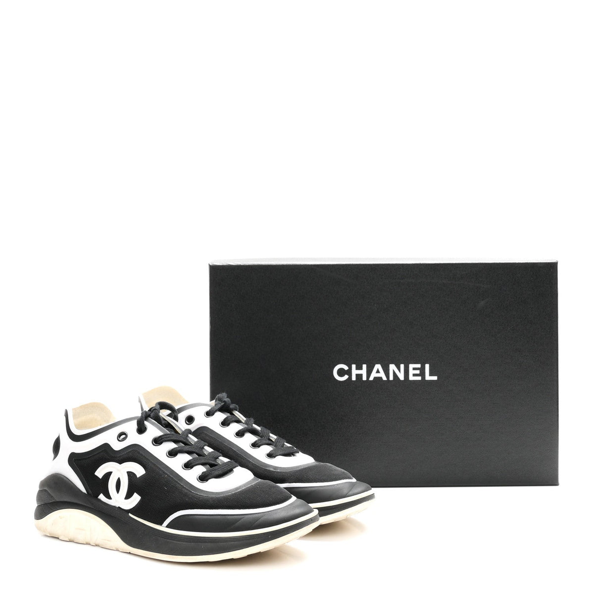 Lycra CC Sneakers 38.5 Black White