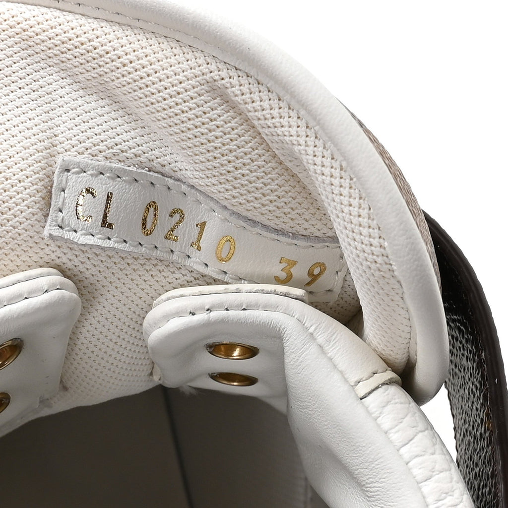 Grained Calfskin Monogram Boombox Sneaker Boots 39 White