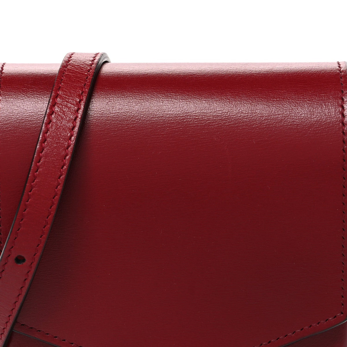 Boarded Plutone Calfskin Mini Horsebit 1955 Crossbody Bag New Cherry Red