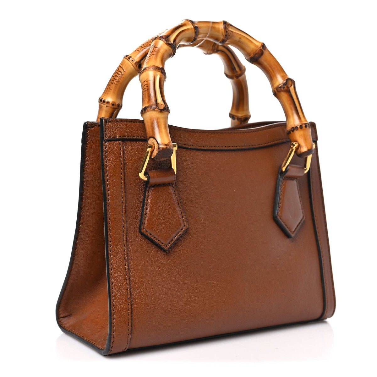 Wonka Grain Calfskin Mini Diana Tote Bag Cuir