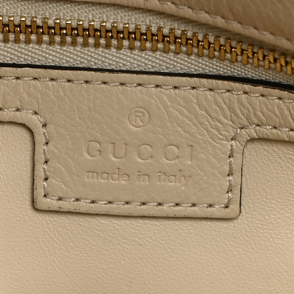 Roxy Calfskin Blondie Chain Shoulder Flap Bag Mystic White
