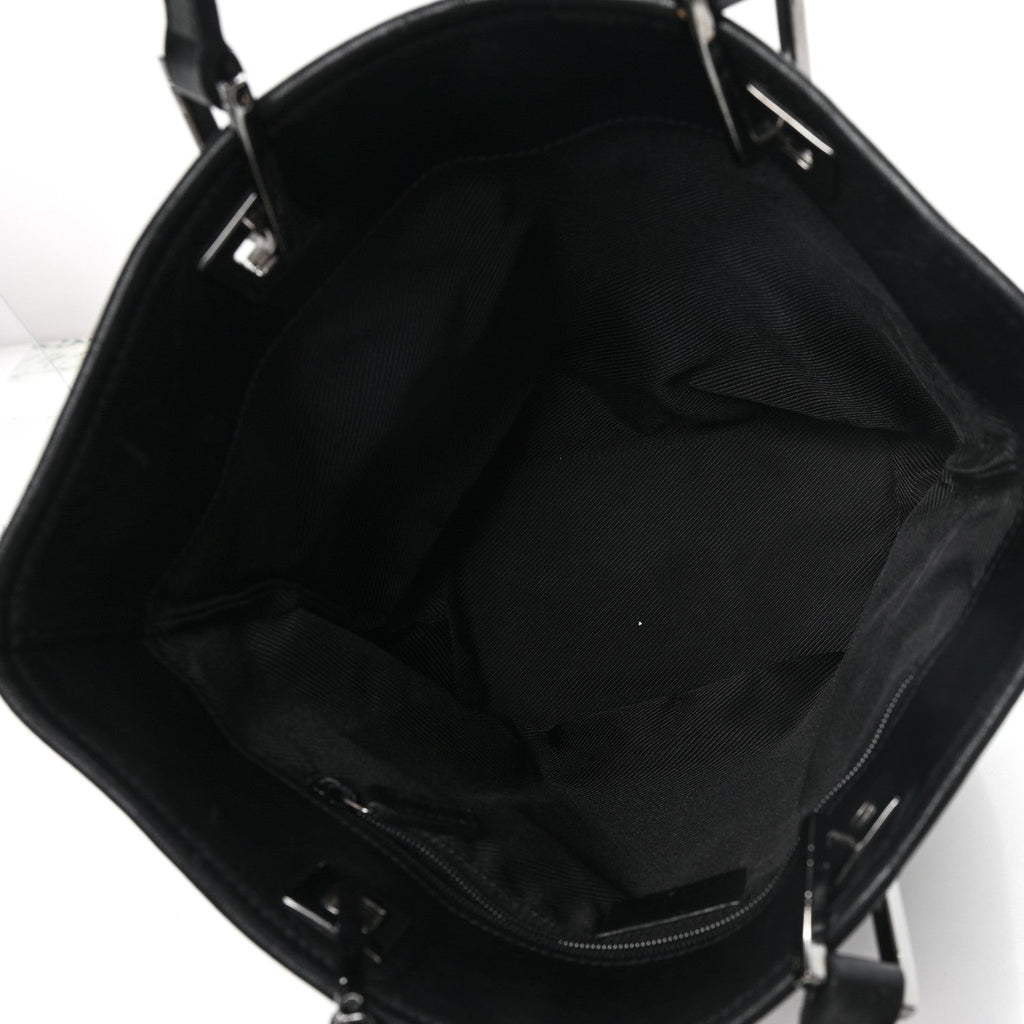 Monogram Small Bucket Tote Black
