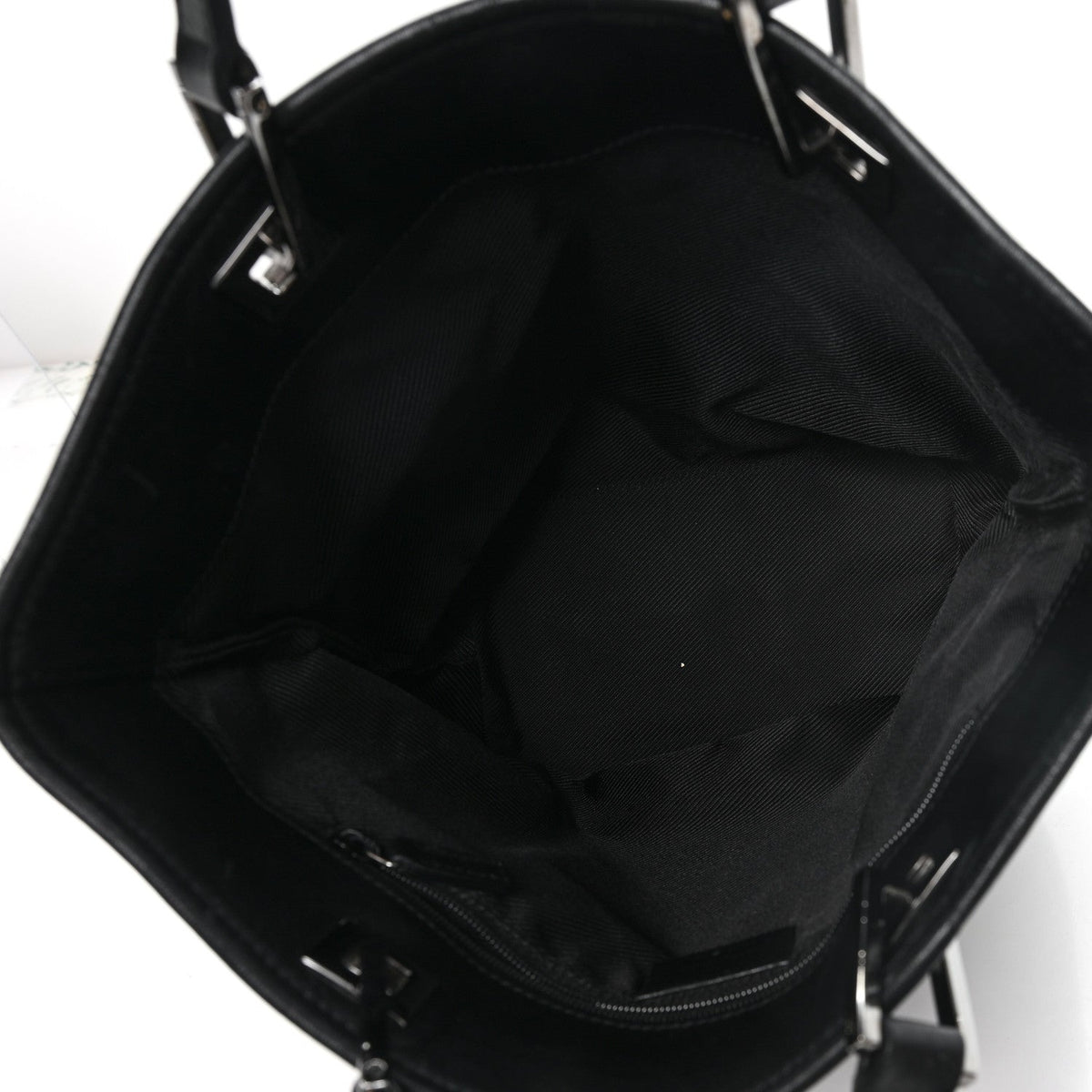 Monogram Small Bucket Tote Black