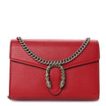 Calfskin Mini Dionysus Chain Wallet Hibiscus Red