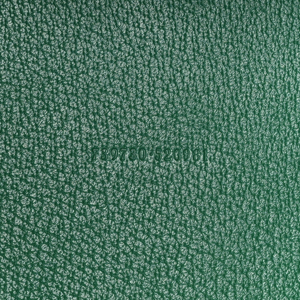 Textured Dollar Calfskin Medium Ophidia Shoulder Tote Bag Green