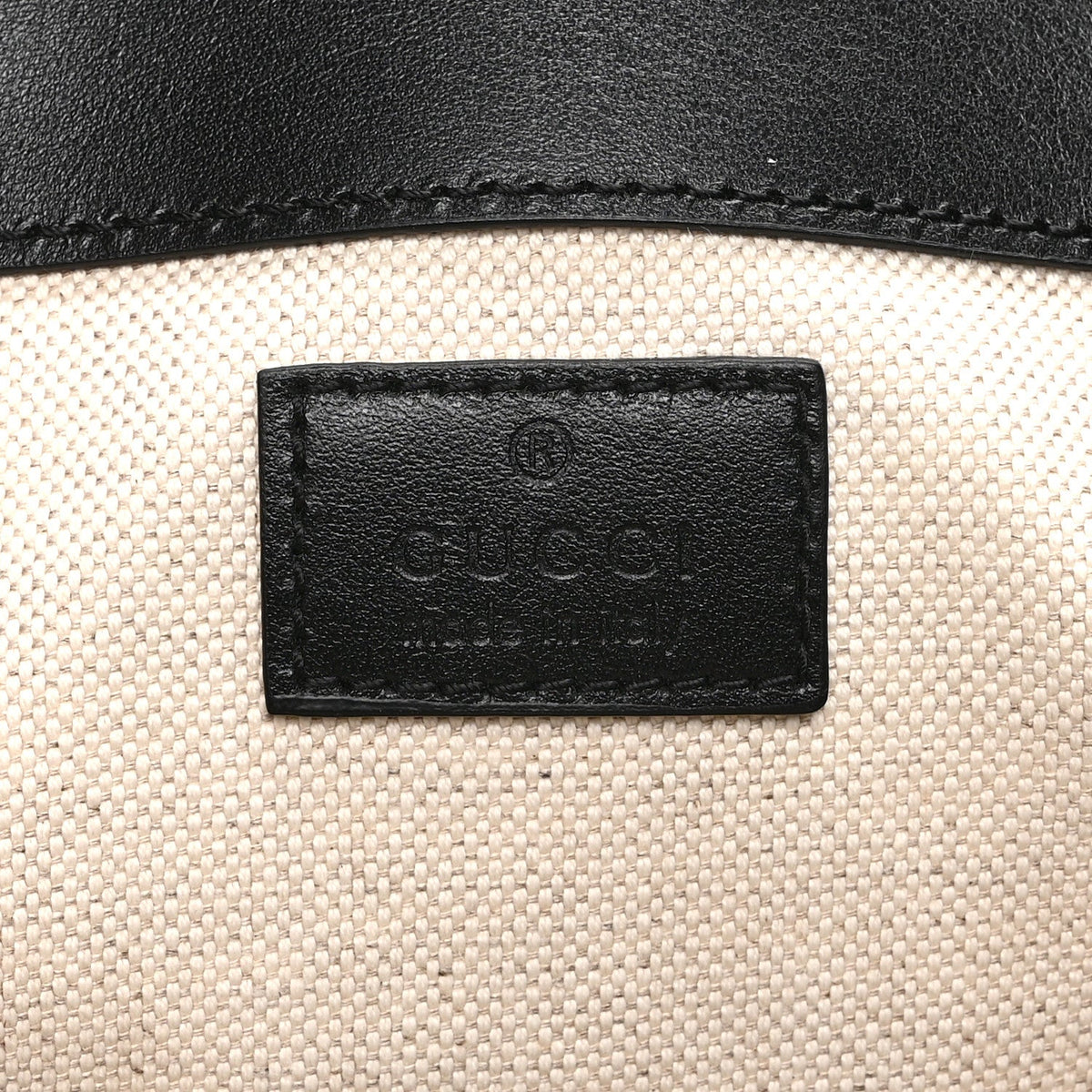 Calfskin GG Tennis Embossed Double Buckle Backpack Black