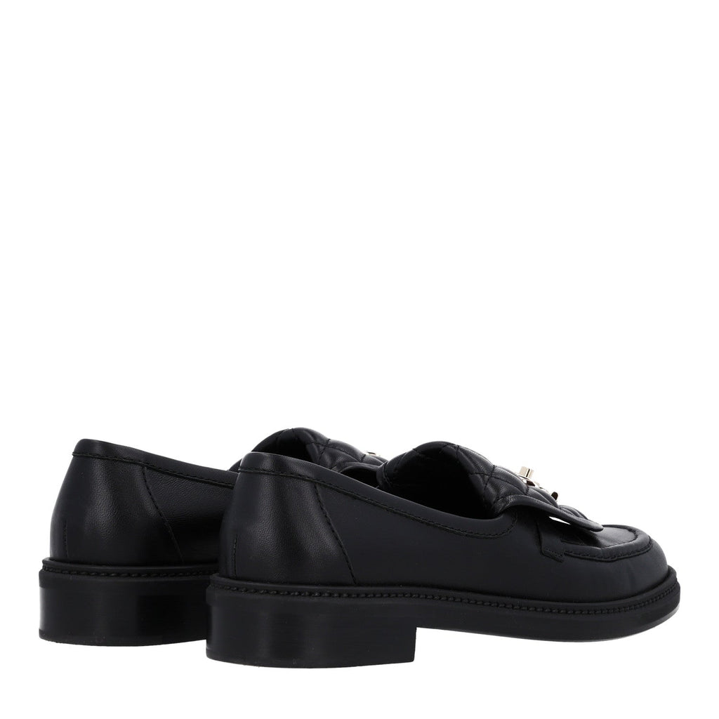 Lambskin Quilted CC Turnlock Loafers 39.5 Black