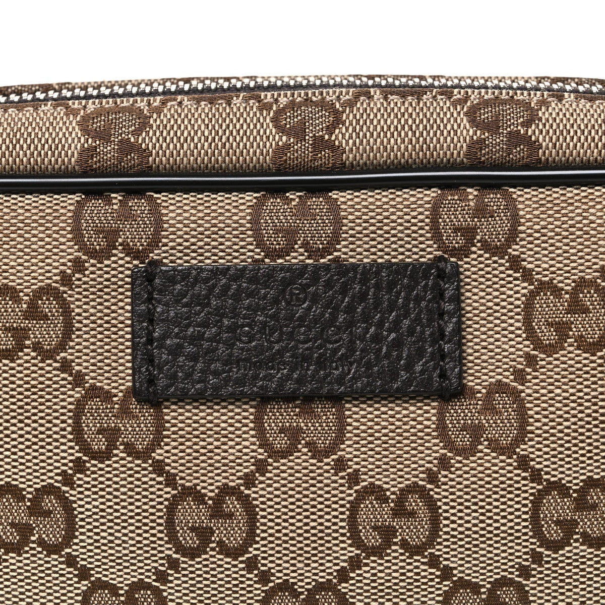 Monogram Belt Bag Dark Brown