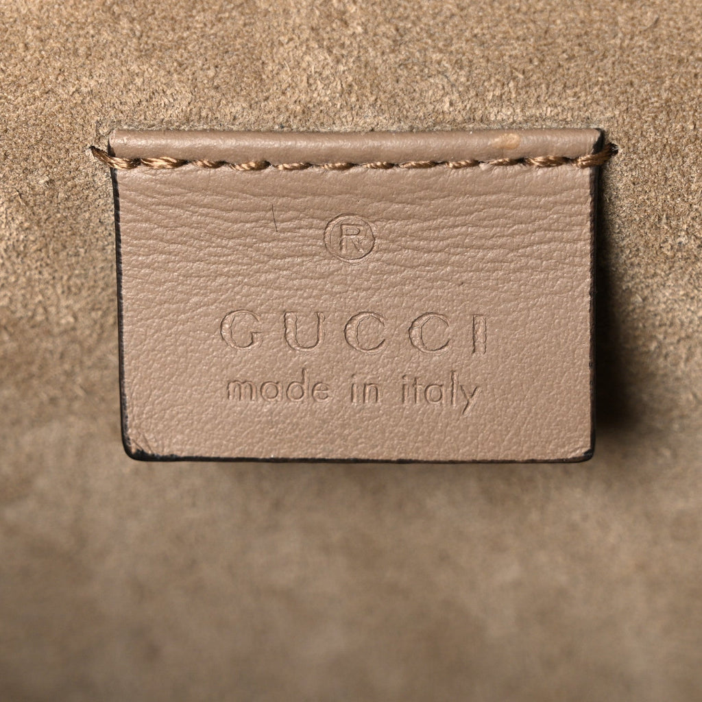 GG Supreme Monogram Small Dionysus Shoulder Bag Taupe