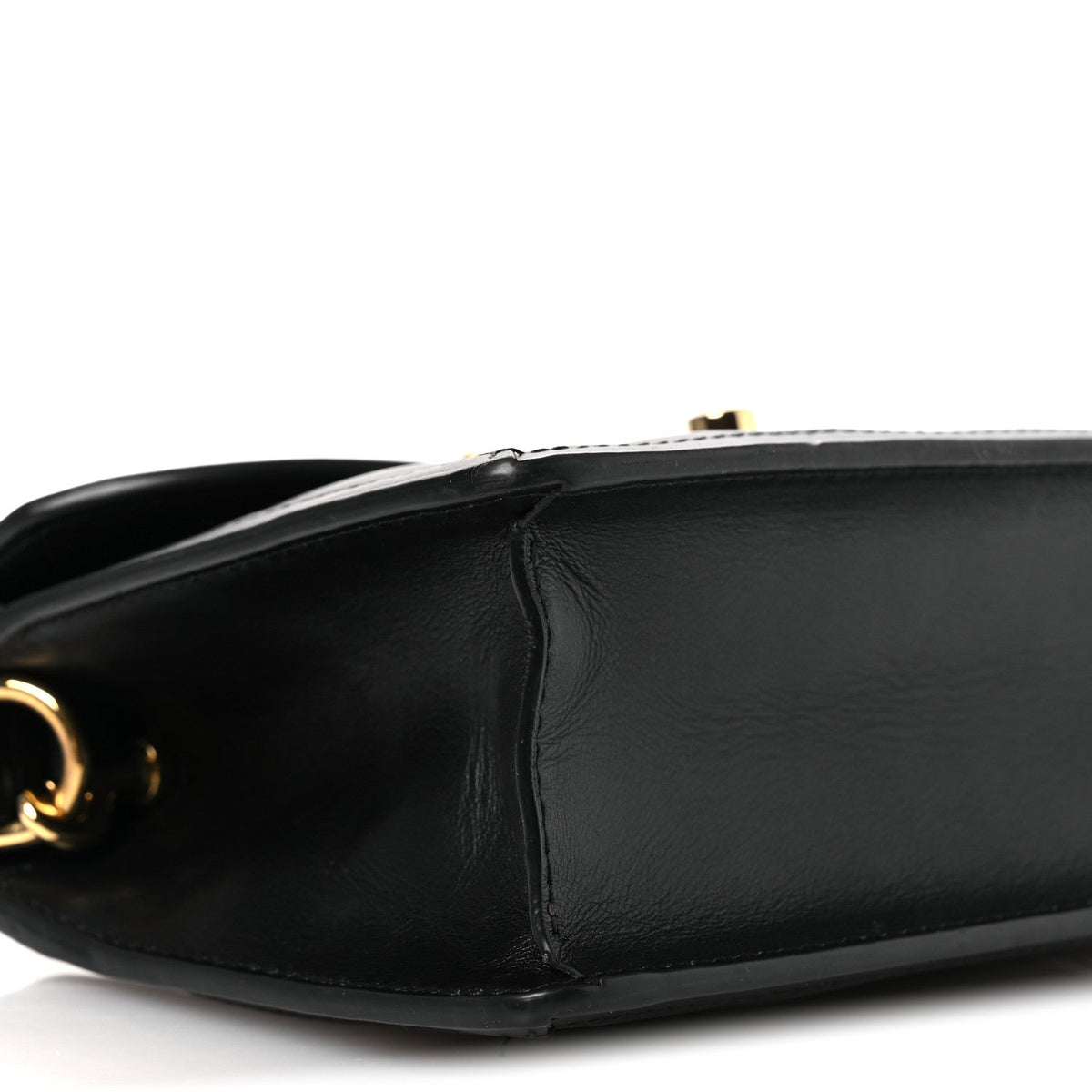 Calfskin GG Matelasse Mini Top Handle Shoulder Bag Black