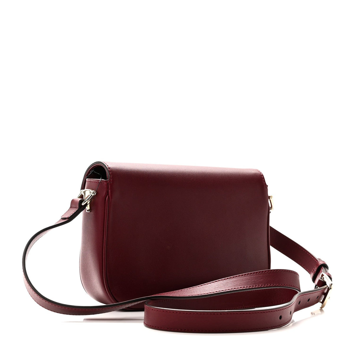 Arabella Calfskin Horsebit 1955 Shoulder Bag Rosso Ancora