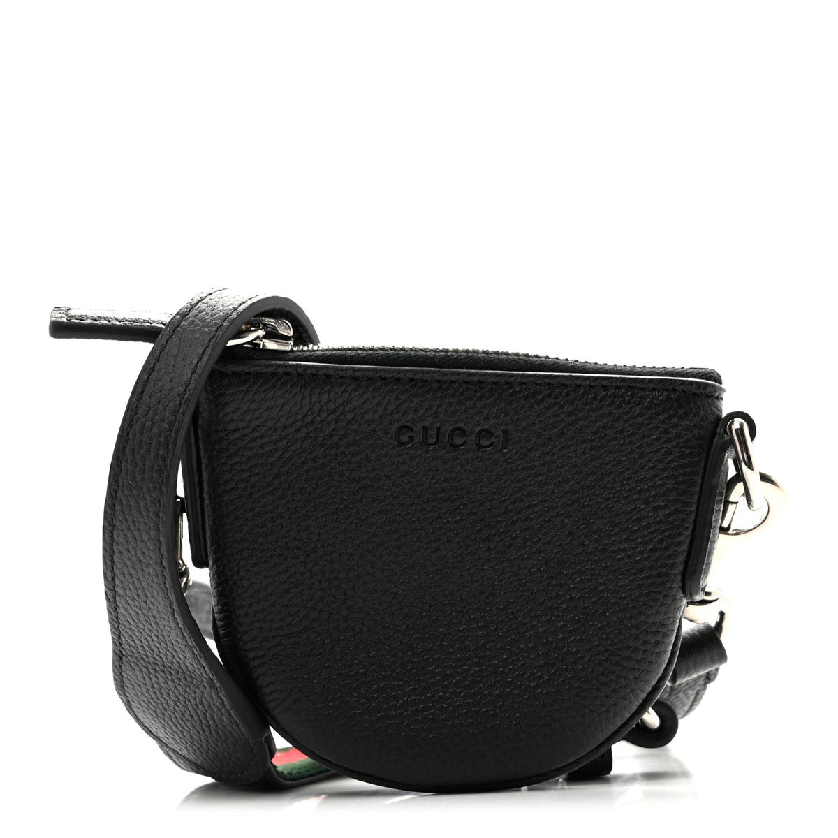 Pebbled Calfskin Mini B Shoudler Bag Black