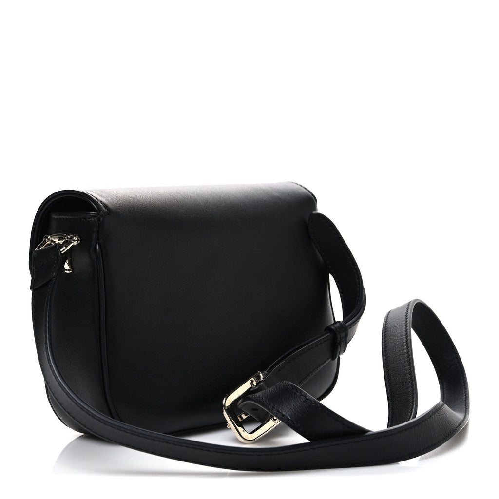 Arabella Calfskin Horsebit 1955 Small Shoulder Bag  Black