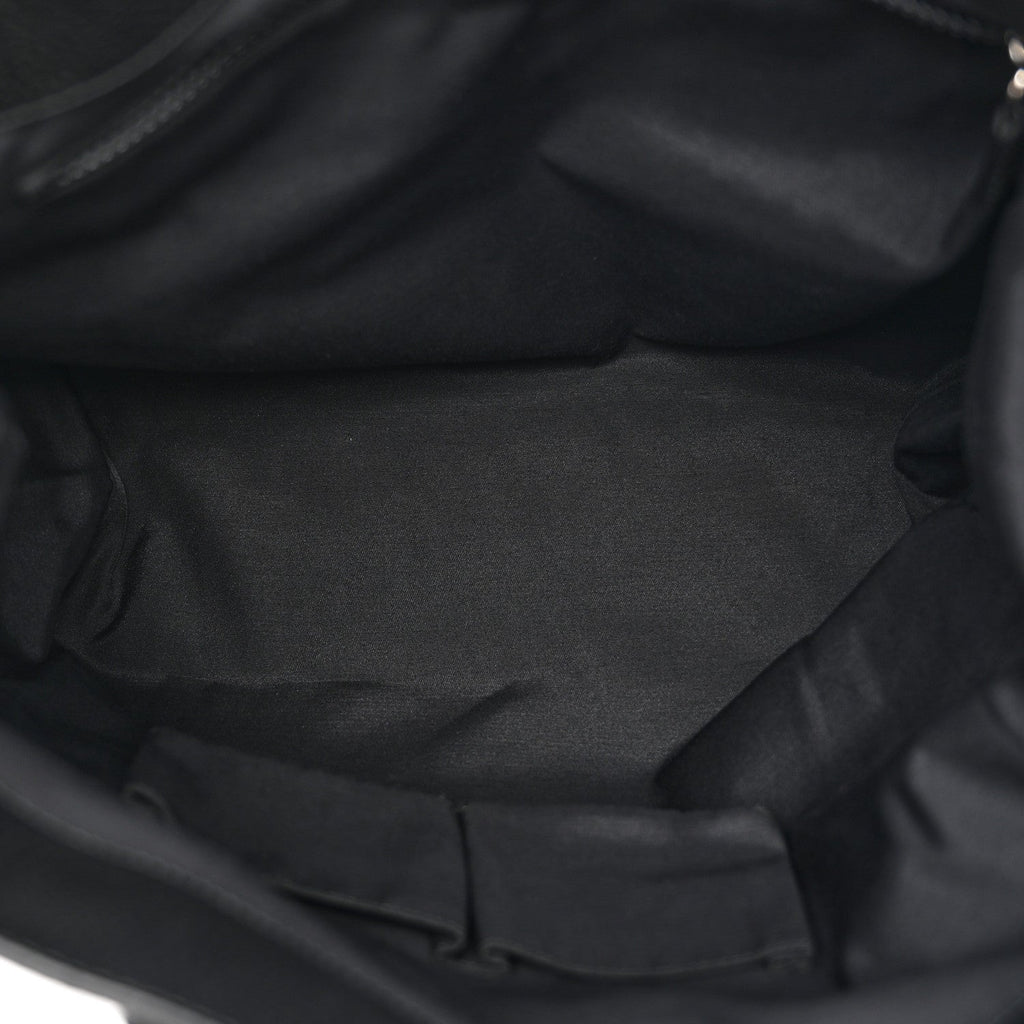 Nylon Monogram Vertical Tote Black