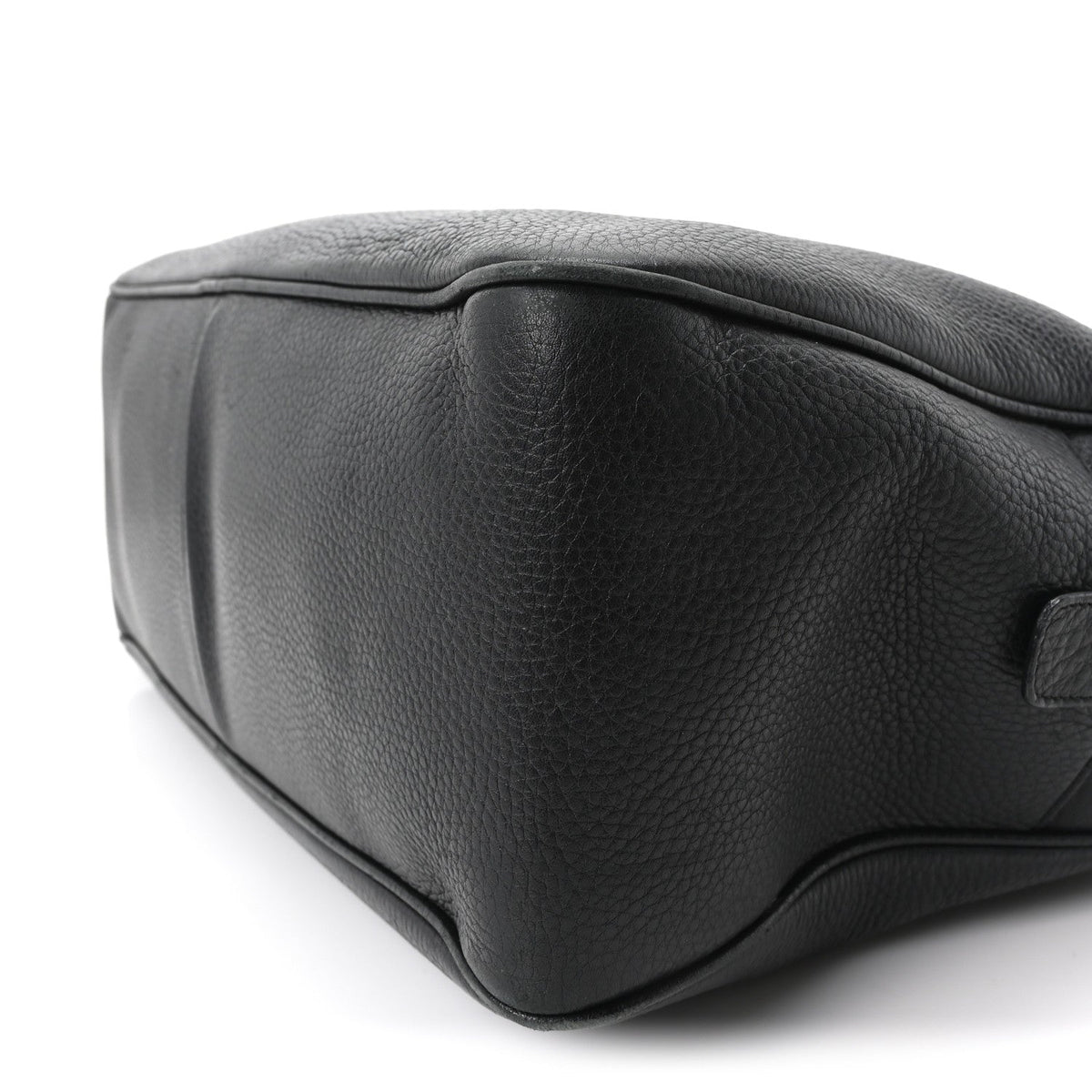 Pebbled Calfskin Medium Soho Bowler Black