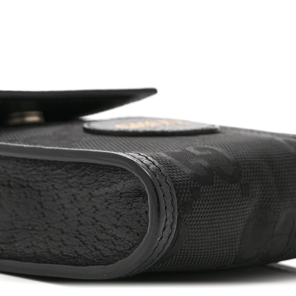 Econyl Nylon Monogram Off The Grid Crossbody Bag Black