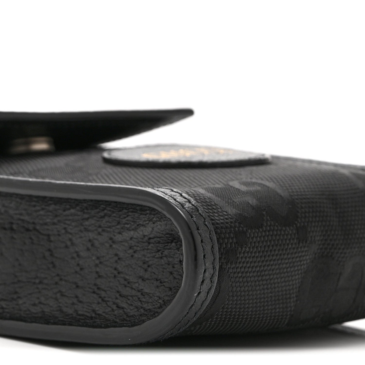 Econyl Nylon Monogram Off The Grid Crossbody Bag Black