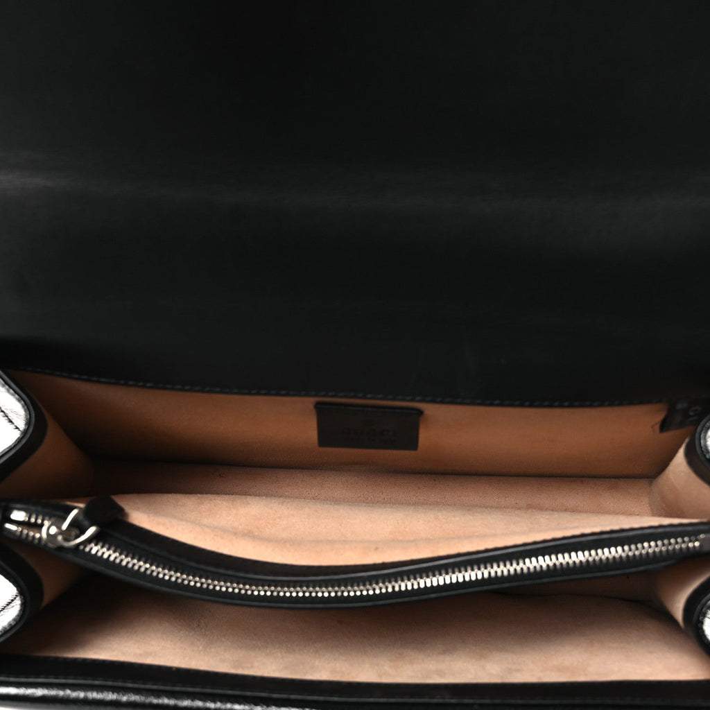 Velvet GG Monogram Small Dionysus Shoulder Bag Black