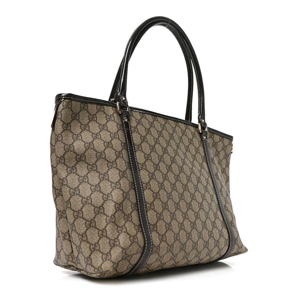 GG Plus Monogram Medium Joy Tote Dark Brown