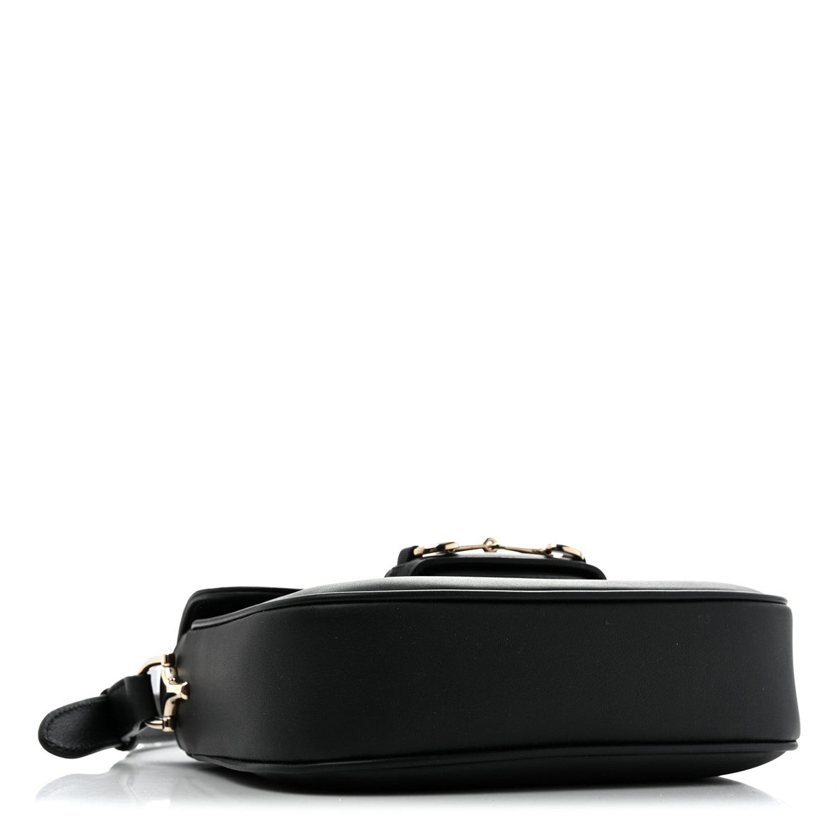 Arabella Calfskin Horsebit 1955 Shoulder Bag Black